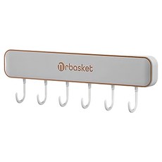 FAmILyLIFE 生活 刀具掛勾置物架 A-130-G 深5.7 x 寬35 x 高11cm 200g, 低調灰, 1個