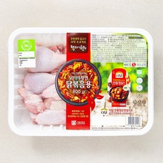마니커 무항생제 인증 1등급 닭터의 자연 볶음용 닭 + 찜닭 소스 세트 (냉장), 1020g, 1세트