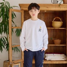 Uravi 兒童款Newdy長袖圓領T恤