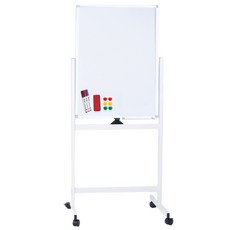 아트조이 이동식 양면 스탠드 화이트보드 세트, 철제