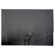 KING JIM 紙質大開口收納盒 A5 4884-BK, 黑色, 1個