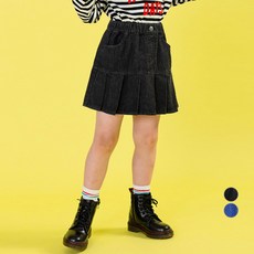 ILoveJ 女童Dazzly牛仔百褶裙