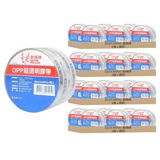 DEER BRAND 鹿頭牌 極透亮 OPP超透明膠帶 60mm x 40Y, 透明, 24捲