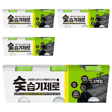 피죤 숯 습기제로 본품, 300g, 12개