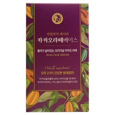 CACAO FAMILY 益生元可可拿鐵隨身包, 30ml, 10條, 1盒