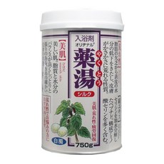 ORIGINAL 第一品牌 藥湯漢方入浴劑 蠶絲, 750g, 1罐