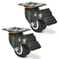 堅固輪子煞車, 4個