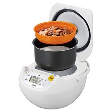 TIGER 虎牌 微電腦炊飯電子鍋 JBV-S10R 6人份，多功能烹煮模式，輕鬆享受美味米飯, 1台, 白色