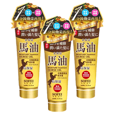 SOFEI 舒妃 北海道馬油強效保濕護髮膜, 240ml, 3件
