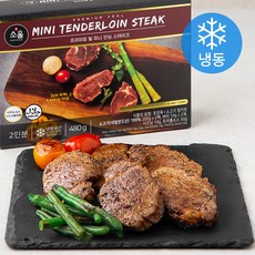 소울 프리미엄 빌 미니 안심 스테이크 2인분 (냉동), 480g, 1개
