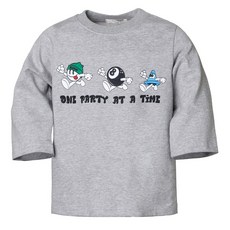 Uravi 兒童Tiette圓領七分袖棉質T恤