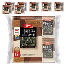 양반 더 바삭한 김, 60g, 8개