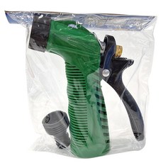 Elephant Waters 沐象 舒適握把無段式水槍 園藝花灑 居家清潔 清洗車輛, 綠色 + 黑色 + 金色, 1個