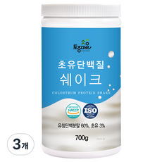 토종마을 초유 단백질 쉐이크, 3개, 700g