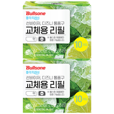 Bullsone 勁牛王 Polafresh 遮陽板車用芳香劑補充包 10入, 清新萊姆莫希托香, 2個