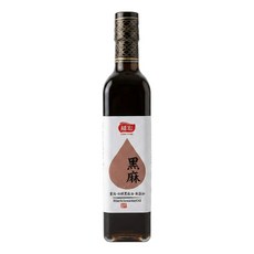 龍宏 黑麻油, 500ml, 1瓶