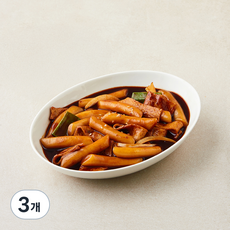 즉떡살롱 밀떡볶이 순한 짜장맛 밀키트, 518g, 3개