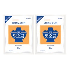 미원 맛소금 중간입자, 5kg, 2개
