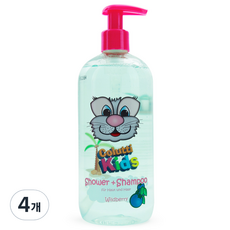 레암 키즈 펌프형 샴푸 와일드베리향, 500ml, 4개