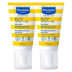 mustela 慕之恬廊 孩童防曬乳 SPF50+, 40ml, 2條