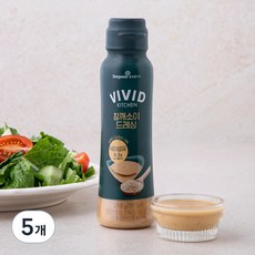 비비드키친 참깨 소이 드레싱, 210g, 5개