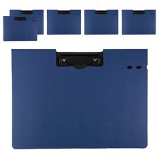 橫式PP丹麥夾 A4, 暗夜藍, 6入