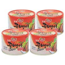 동원 화끈한 골뱅이 통조림, 140g, 4개