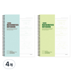 미소로 3000 수학 스프링 노트 2383, 랜덤발송, 4개