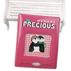 포카바인더 엽서 포토카드 콜렉트북, 핑크, 18매