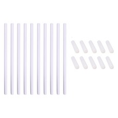 鉛筆2b 5p+鉛筆帽5p+一次性小包套裝, 白色(鉛筆)、透明(鉛筆帽)、隨機出貨(一次性小包), 2組