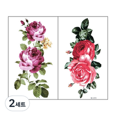 PARTY COSTUME 花朵紋身貼紙組, YM-X292, YM-X293, 2套