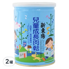 新東陽 兒童成長肉鬆, 添加鈣、果寡糖, 無添加防腐劑, 特選豬肉製成, 190g, 2罐