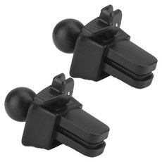 AUTO CREW 車用出風口按壓式夾式支架 AC-MT5, 黑色, 2個