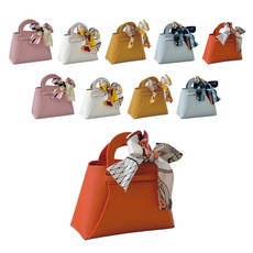 럭셔리 구디백 답례품 S 5종 2p, 핑크 + 옐로우 + 블루 +오렌지 + 베이지, 1세트