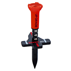 업그레이드 높이조절 에이밍 눈금골프티꽂이, 빨강, 1개