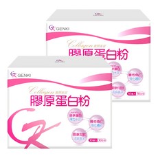 元氣堂 水解膠原蛋白粉 3000mg膠原蛋白, 30包, 126g, 2盒