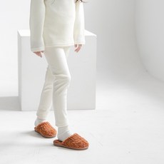 YEROOYENA 兒童柔軟燈芯絨毛內搭褲