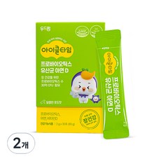 두드림 아이클타임 프로바이오틱스 유산균 아연 D 30p, 60g, 2개