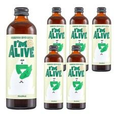 아임얼라이브콤부차 유리병 오리지날, 315ml, 6개