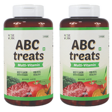 노즈워크 강아지 ABC 트릿, 소고기, 450g, 2개