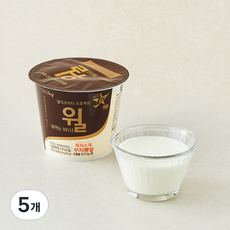 에치와이 떠먹는 윌 오리지널 요구르트, 450g, 5개