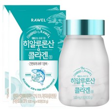 RAWEL 玻尿酸膠原蛋白錠, 60顆, 2盒