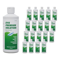 휴먼바이오 아이프리미엄솔루션 렌즈세정액, 150ml, 20개