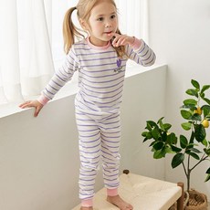 Maykids 女童款可愛鬱金香30支紗9分袖家居套裝