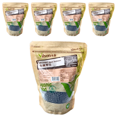 Vilson 米森有機 有機黑豆 慈心有機驗證商品 無添加防腐劑、人工香料及色素, 450g, 5包