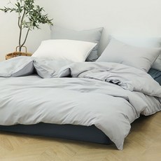 아망떼 뉴데이즈 세미 마이크로 홑겹 이불커버, 그레이
