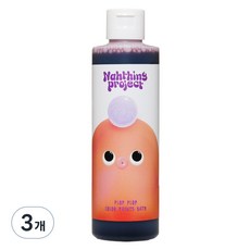 나띵프로젝트 플랍플랍 네추럴 컬러 버블바스 미스터리 퍼플, 230ml, 3개