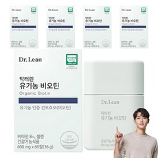 닥터린 유기농 비오틴 36g, 60정, 5개