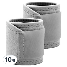 아더위크 테니스 배드민턴 손목 보호대, 그레이, 10개