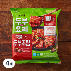 풀무원 국물 두부 조림, 380g, 4개